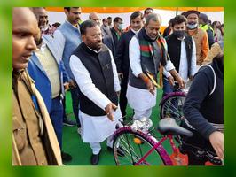 मिशन शक्ति के अंतर्गत महिला निर्माण श्रमिकों को हितलाभ