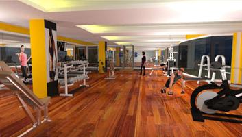 3D LAYOUT (DLF THE PINNACLE) - GYM AREA