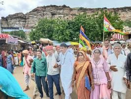 प्रतिज्ञा पदयात्रा - वो कांग्रेस मुक्त करना चाहते थे हम भी निकल पड़े हैं हमारी भी जिद है