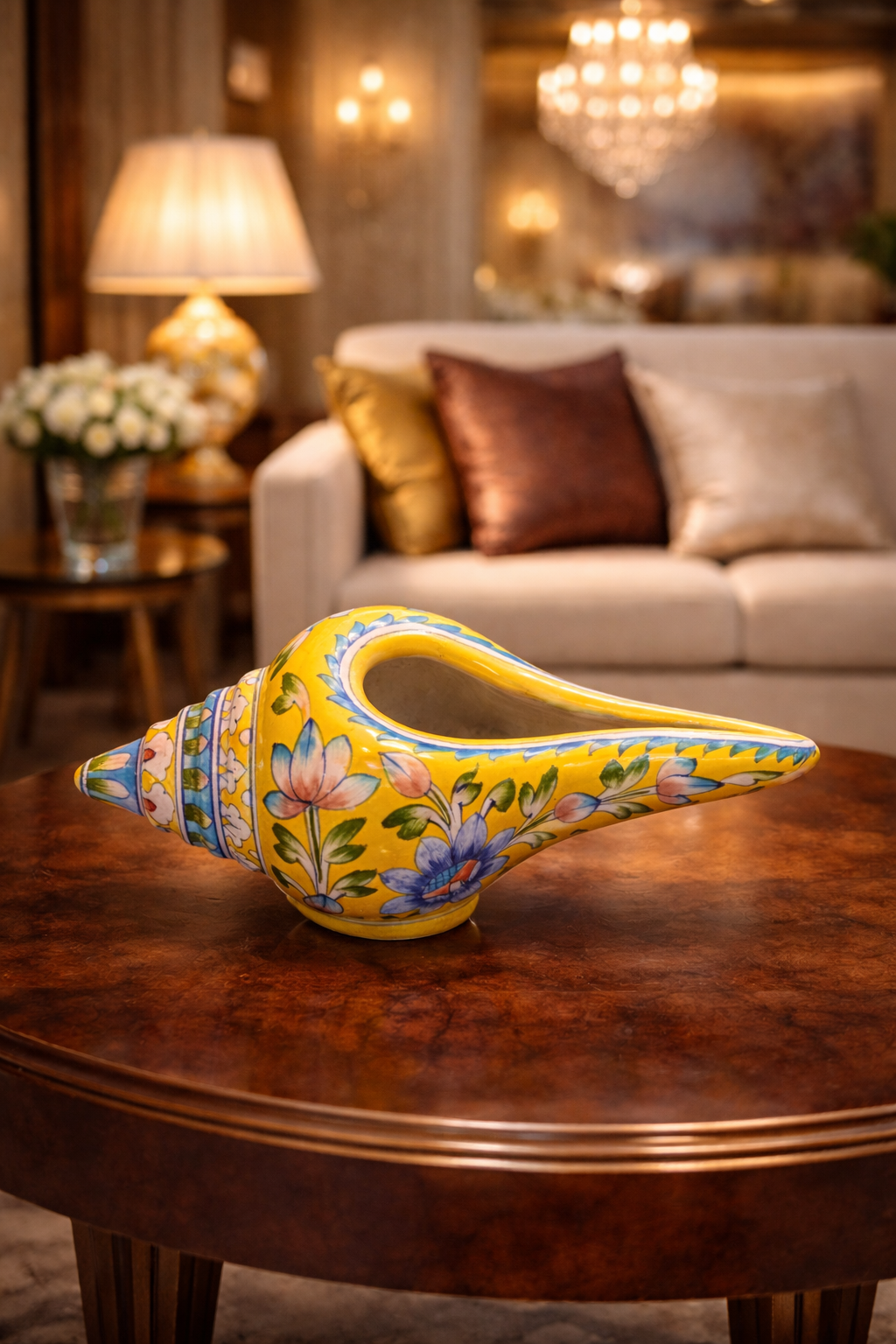 Turquoise-glazed ceramics from Jaipur's artisan workshops
