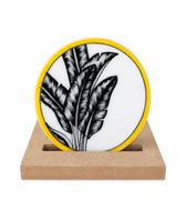 Timeless Leaf Coasters Set of 4