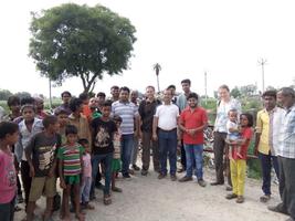 With the associates and volunteers.