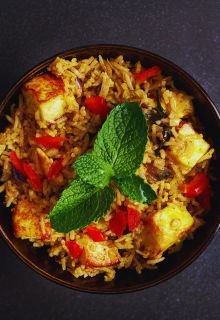 Paneer Chilli Biryani (Half)