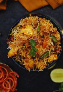 Chilli Chicken Biryani (Half)