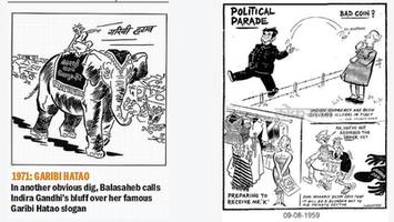 Famous Cartoons By Bala Saheb Thackeray
