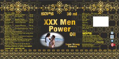 XXX MEN POWER OIL